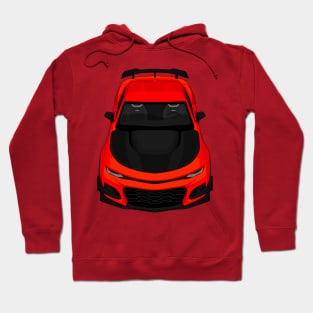 camaro zl1 1le red Hoodie